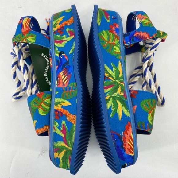 FARM Rio Blue Macaw Platform Sandal - Picture 6 of 9